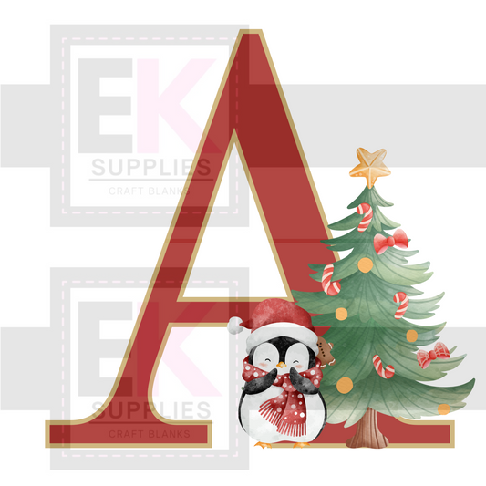 DIGITAL DOWNLOAD - XMAS MONOGRAM - A-Z