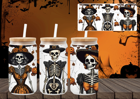 16OZ COLD CUP WRAP (24) SKELTON