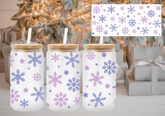 160C COLD CUP WRAPS -(30) SNOWFLAKE