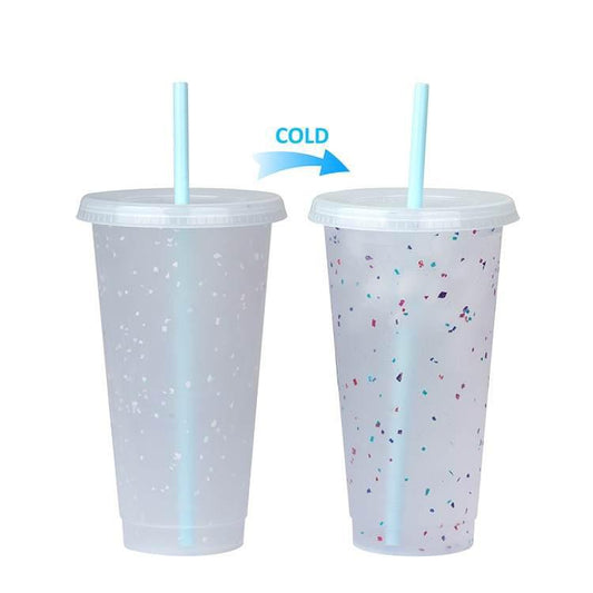24oz confetti cold change cup