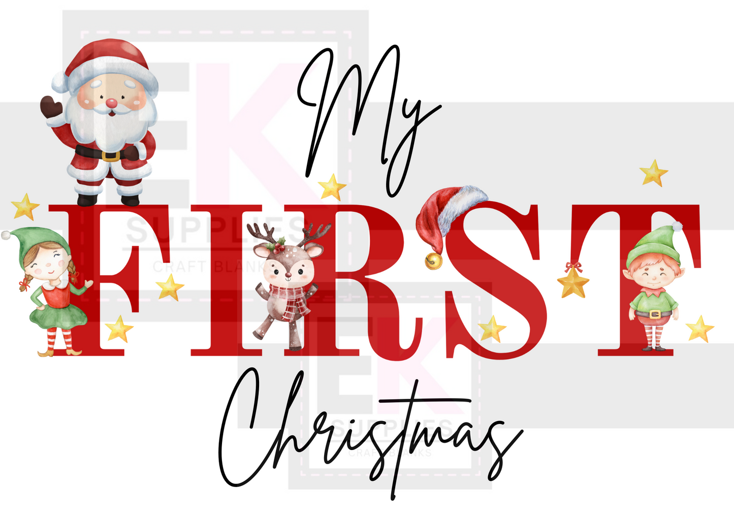 DIGITAL DOWNLOAD -MY 1ST XMAS CC