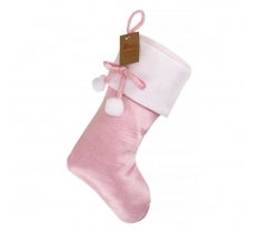 Clearance - CHRISTMAS POM POM STOCKING