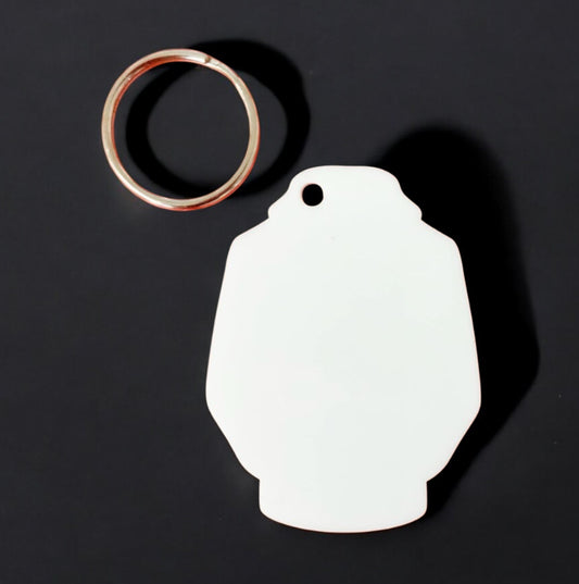 WHITE ACRYLIC HOODIE