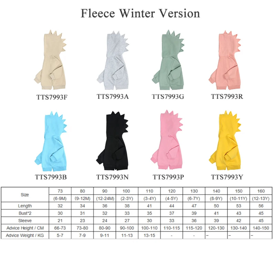 Kids Tales Dinosaur Fleece Hooded top