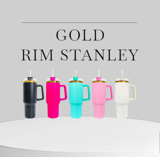 40oz GOLD RIM STANLEY