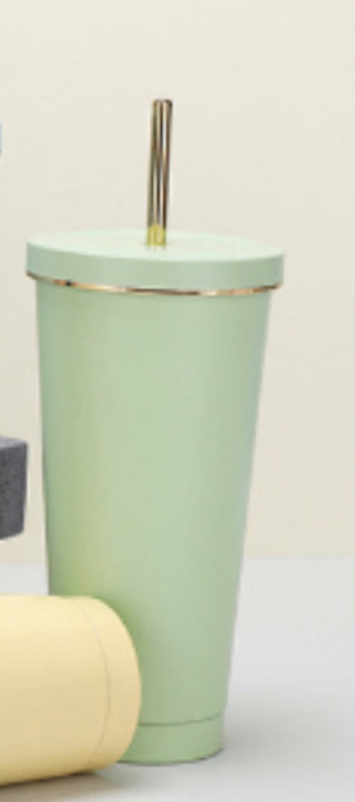 GOLD RIM 750ml tumbler