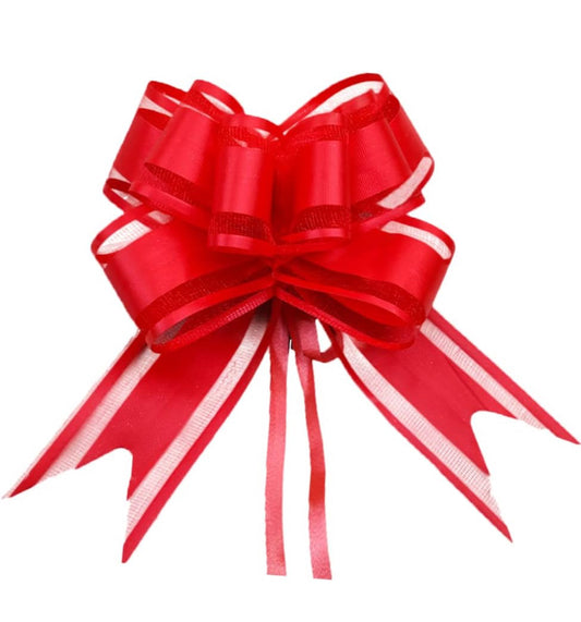 RED PULL BOWS