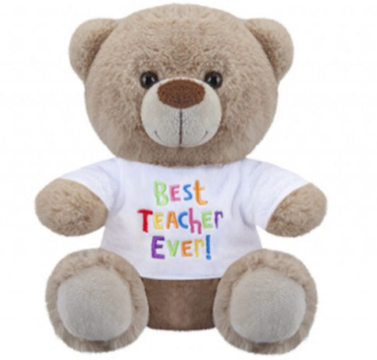 8” BEST TEACHER EVER BEAR