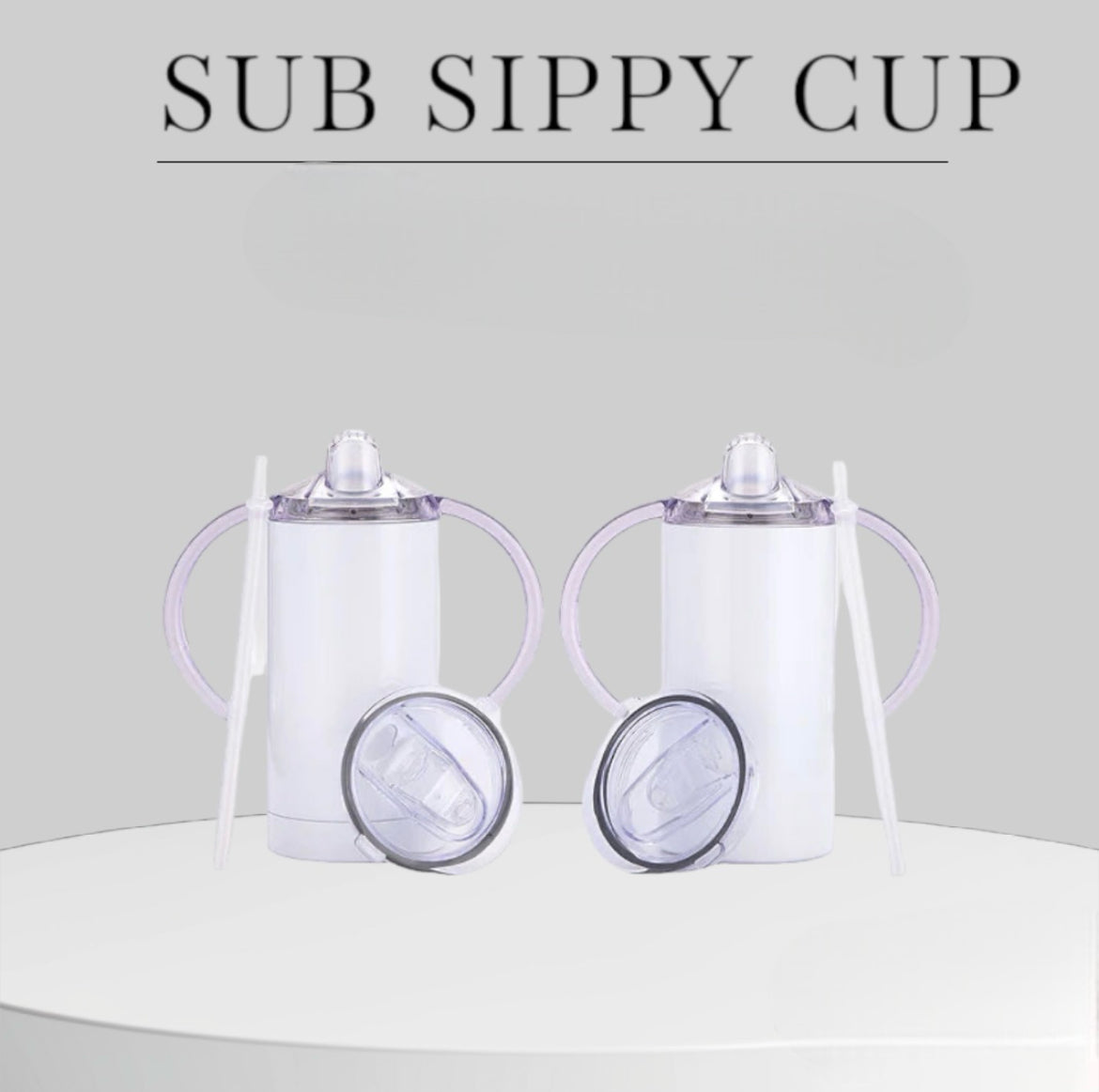 16oz SUBLIMATION SIPPY CUP -
