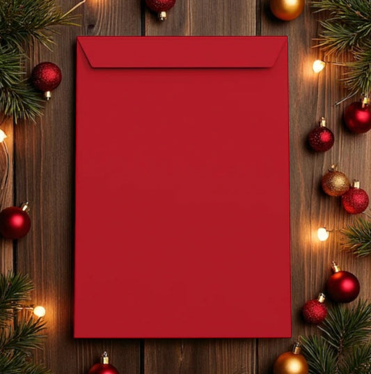 BULK BUY C4 DARK RED ENVELOPES x10