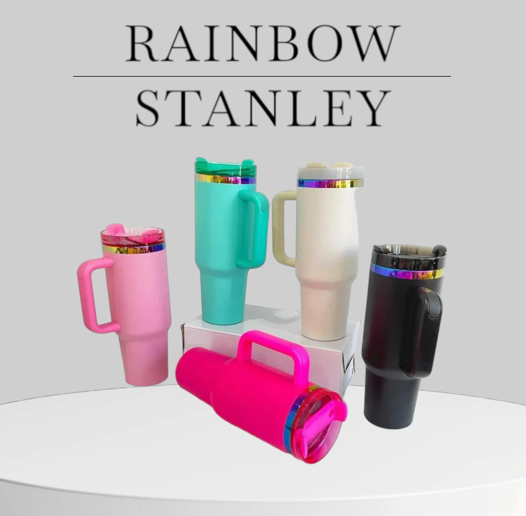 40oz RAINBOW PLATED STANLEY