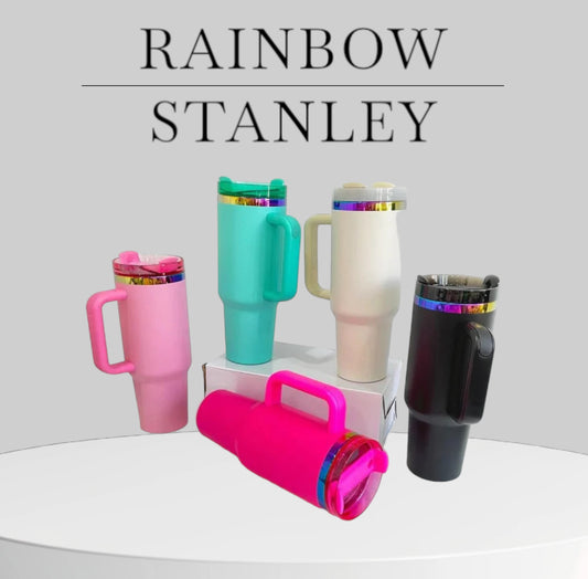 40oz RAINBOW PLATED STANLEY