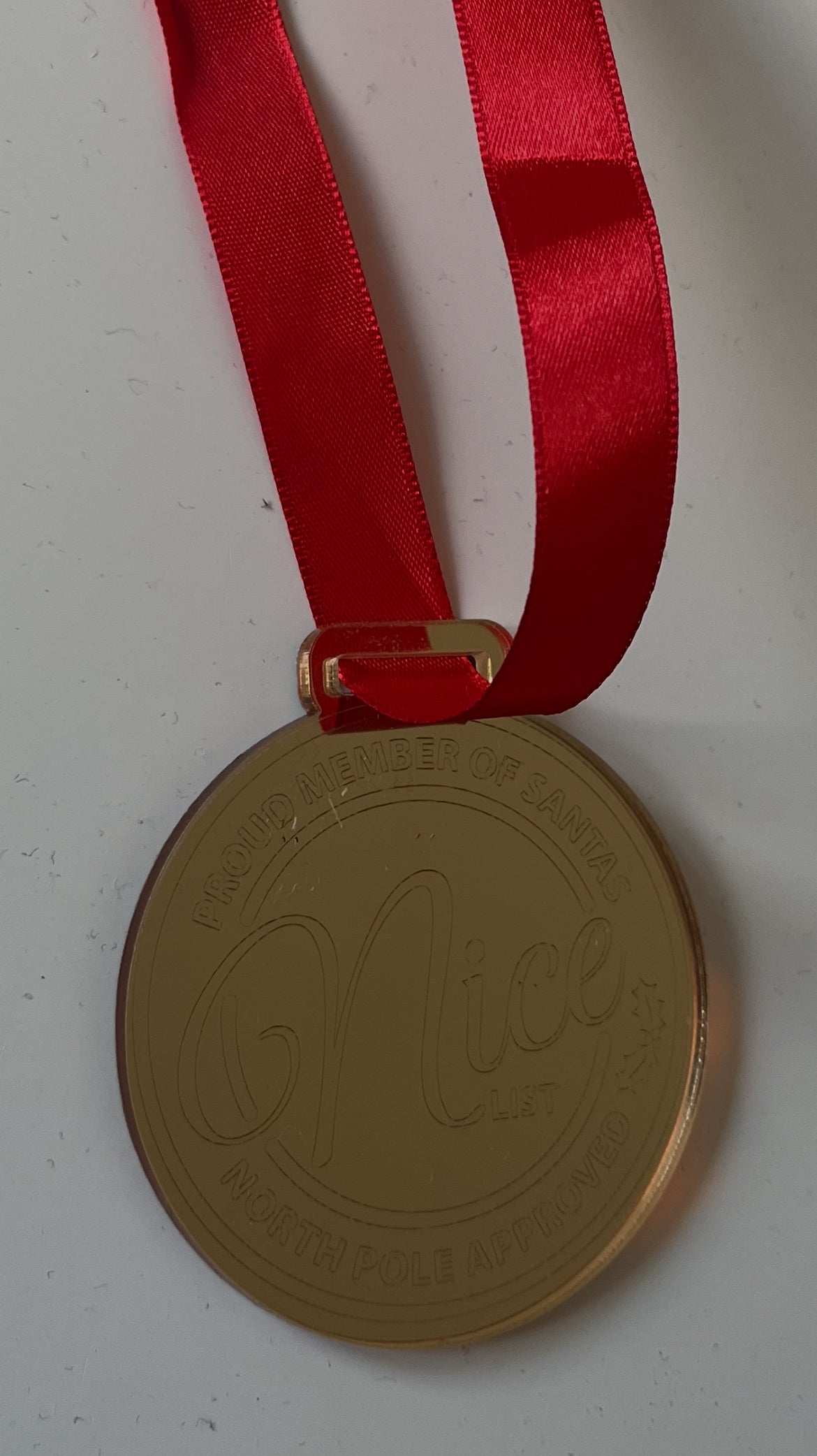 SANTAS NICE LIST MEDAL