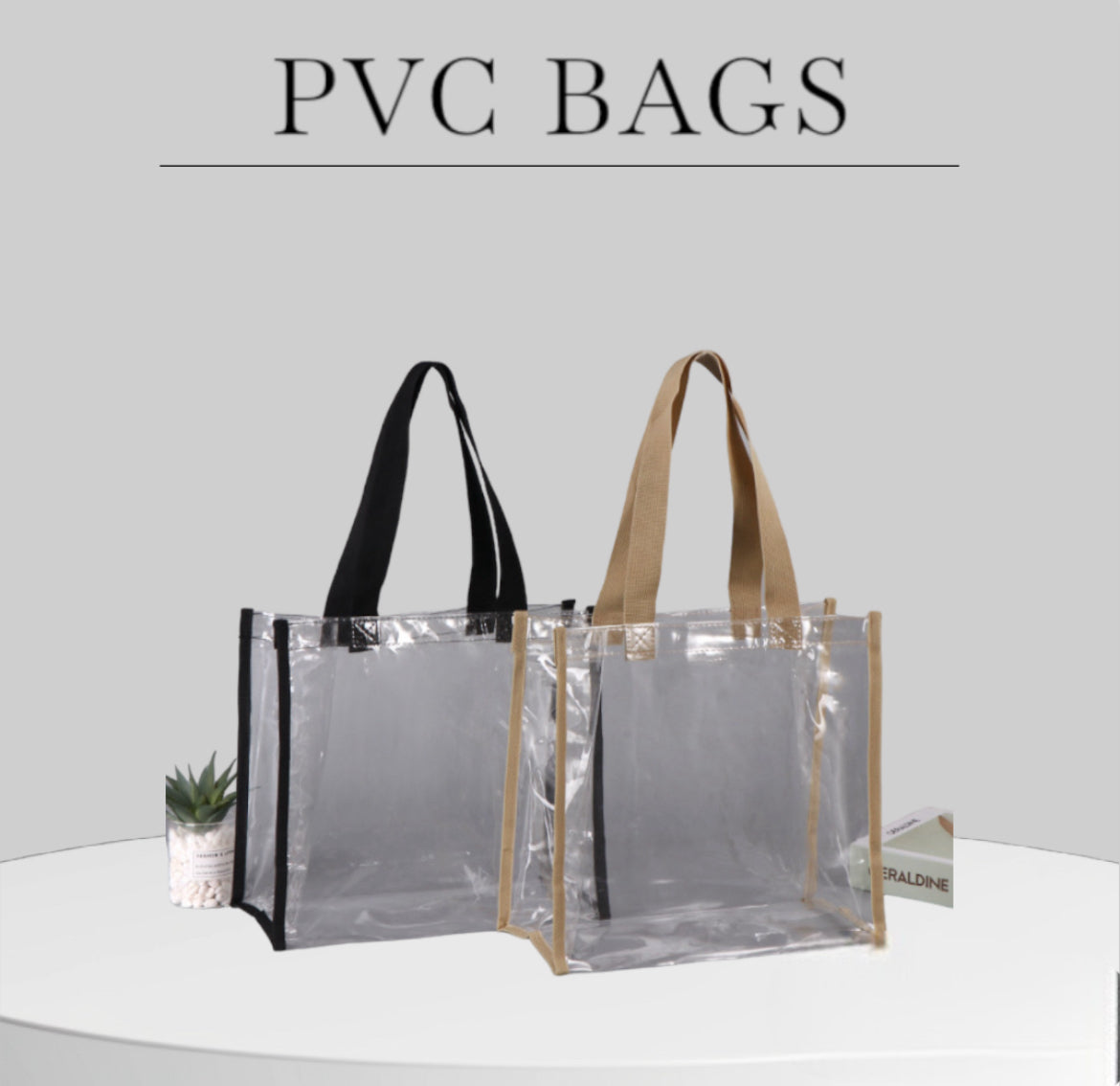 Clear pvc handbags sale