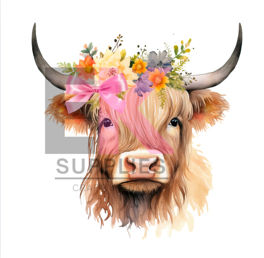 DIGITAL DOWNLOAD - HIGHLAND COW