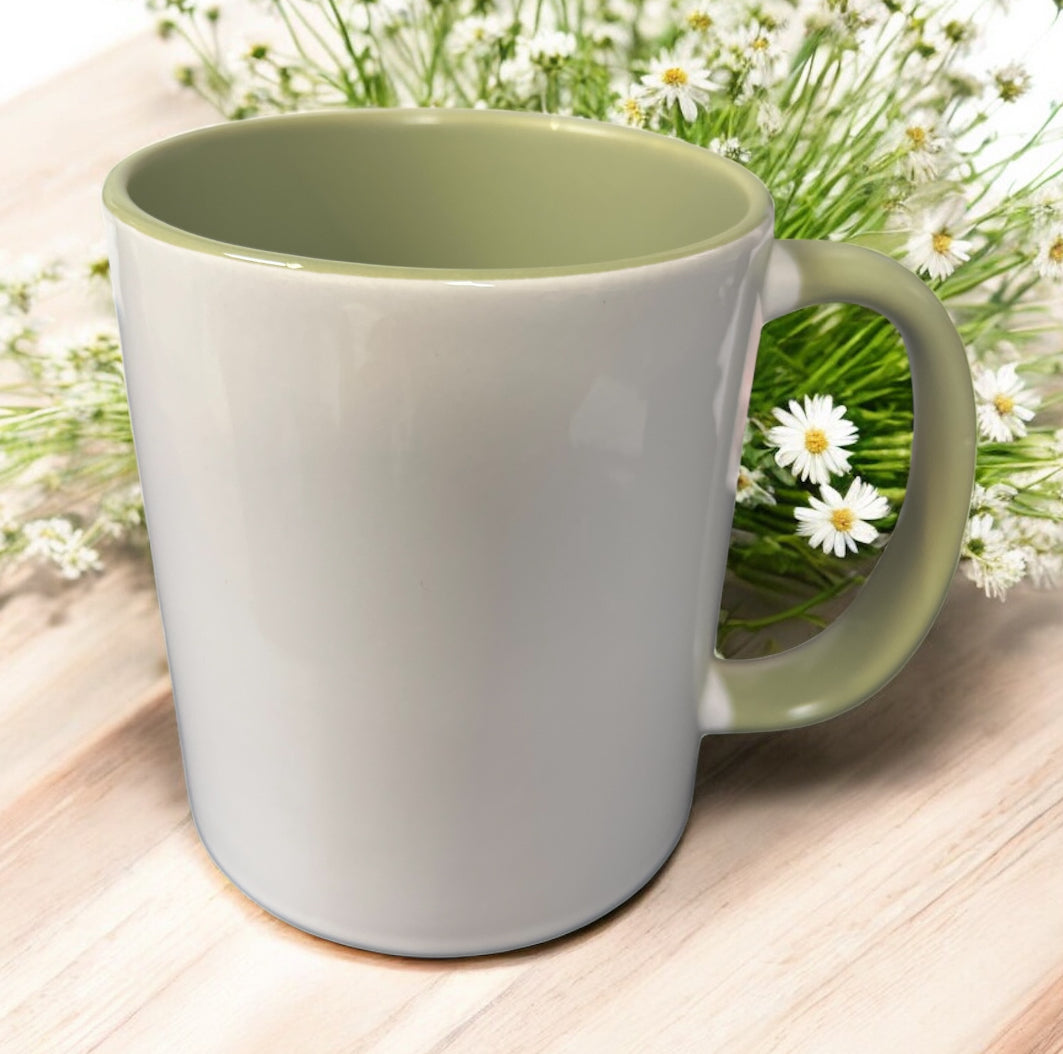 11oz SUBLIMATION COLOUR HANDLE MUGS