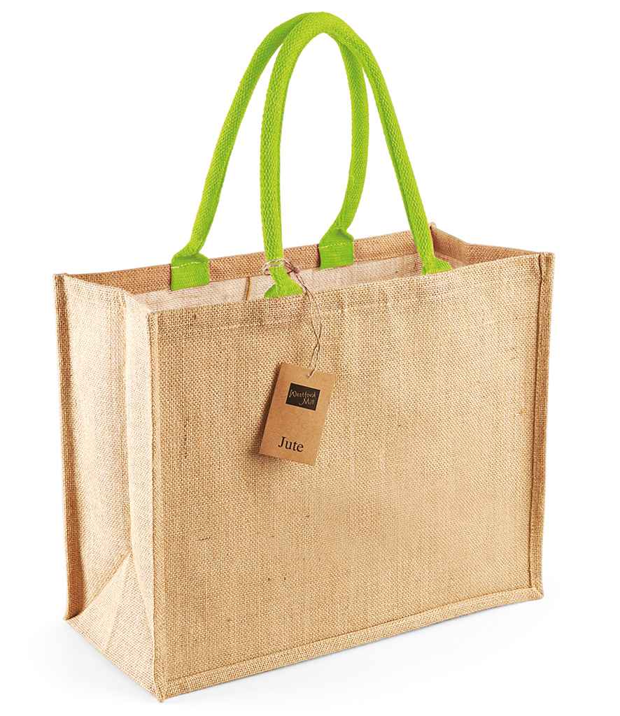 WESTFORD MILL JUTE CLASSIC SHOPPER BAG