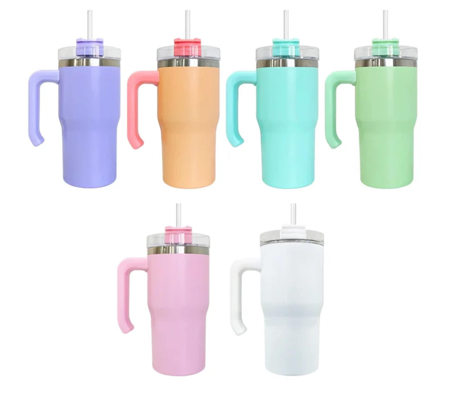 MINI SUBLIMATION TUMBLER WITH HANDLE 20oz Tumbler with handle suitable for Sublimation