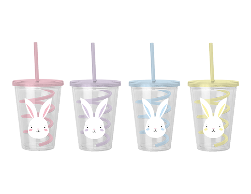 Easter Cup & Swirly Straw 650ML