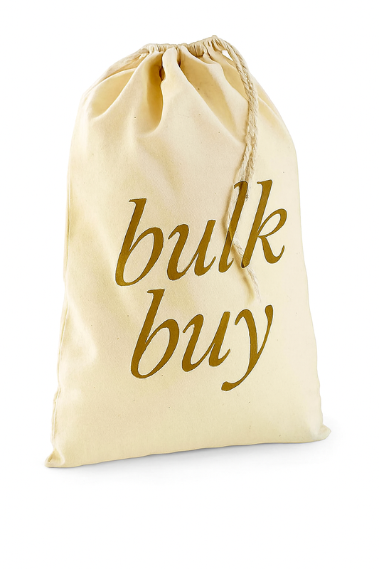 BULK BUY - x10 NATURAL CHRISTMAS SACKS - X-LARGE