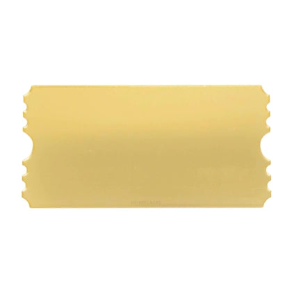 BULK BUY x10 MIRROR GOLD ACRYLIC TICKETS