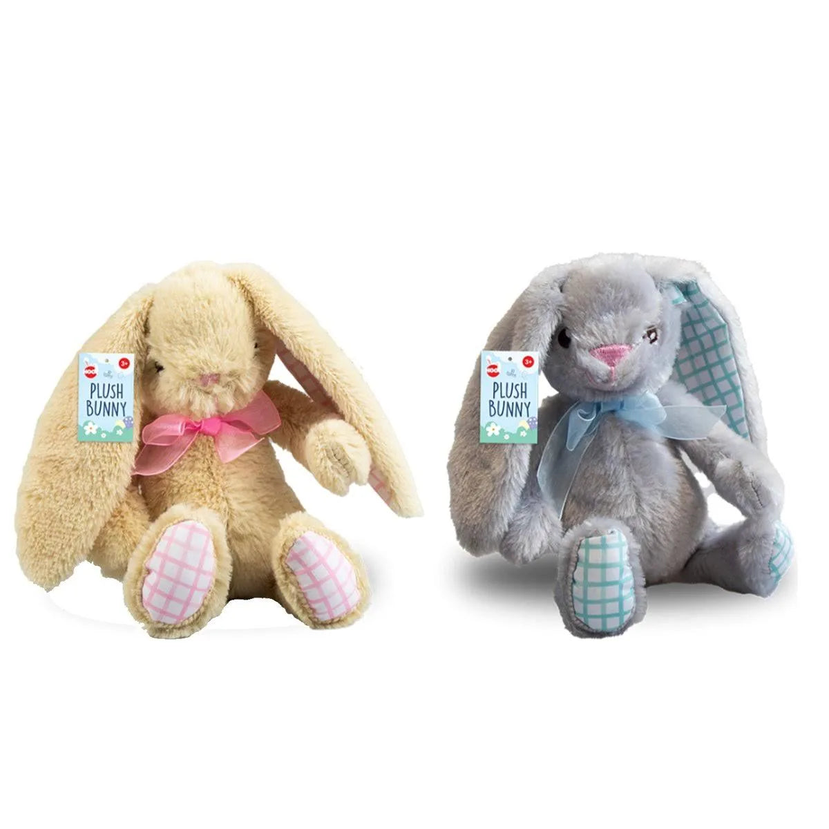 EASTER GINGHAM PLUSH BUNNY