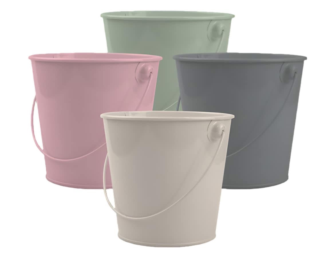 METAL POT WITH HANDLE WITH HANDLE