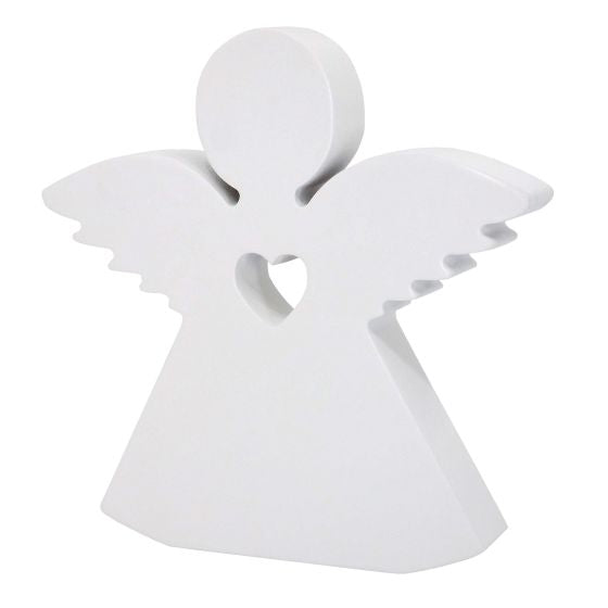 WHITE FREESTANDING ANGEL