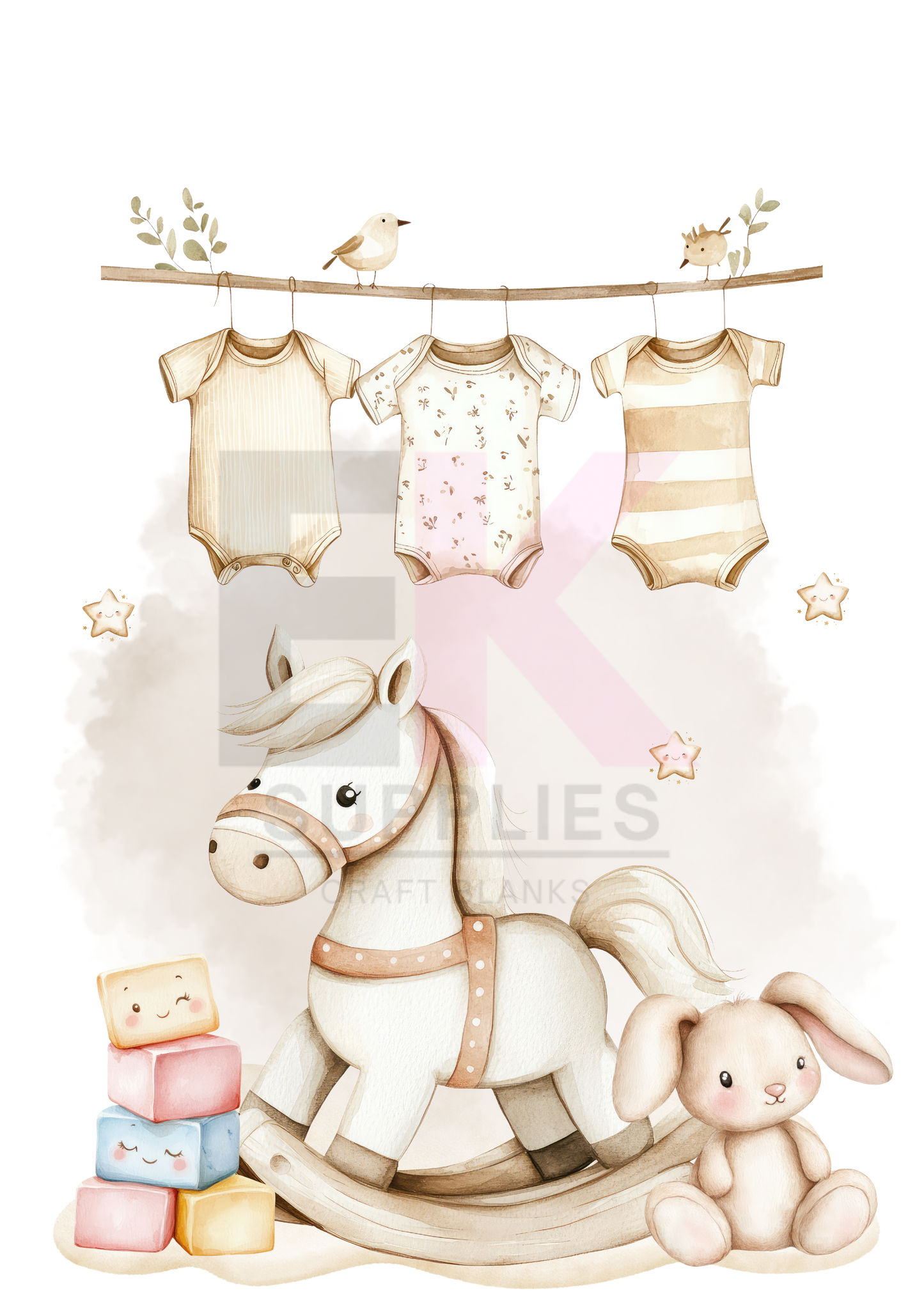 DIGITAL DOWNLOAD ROCKING HORSE (zc)