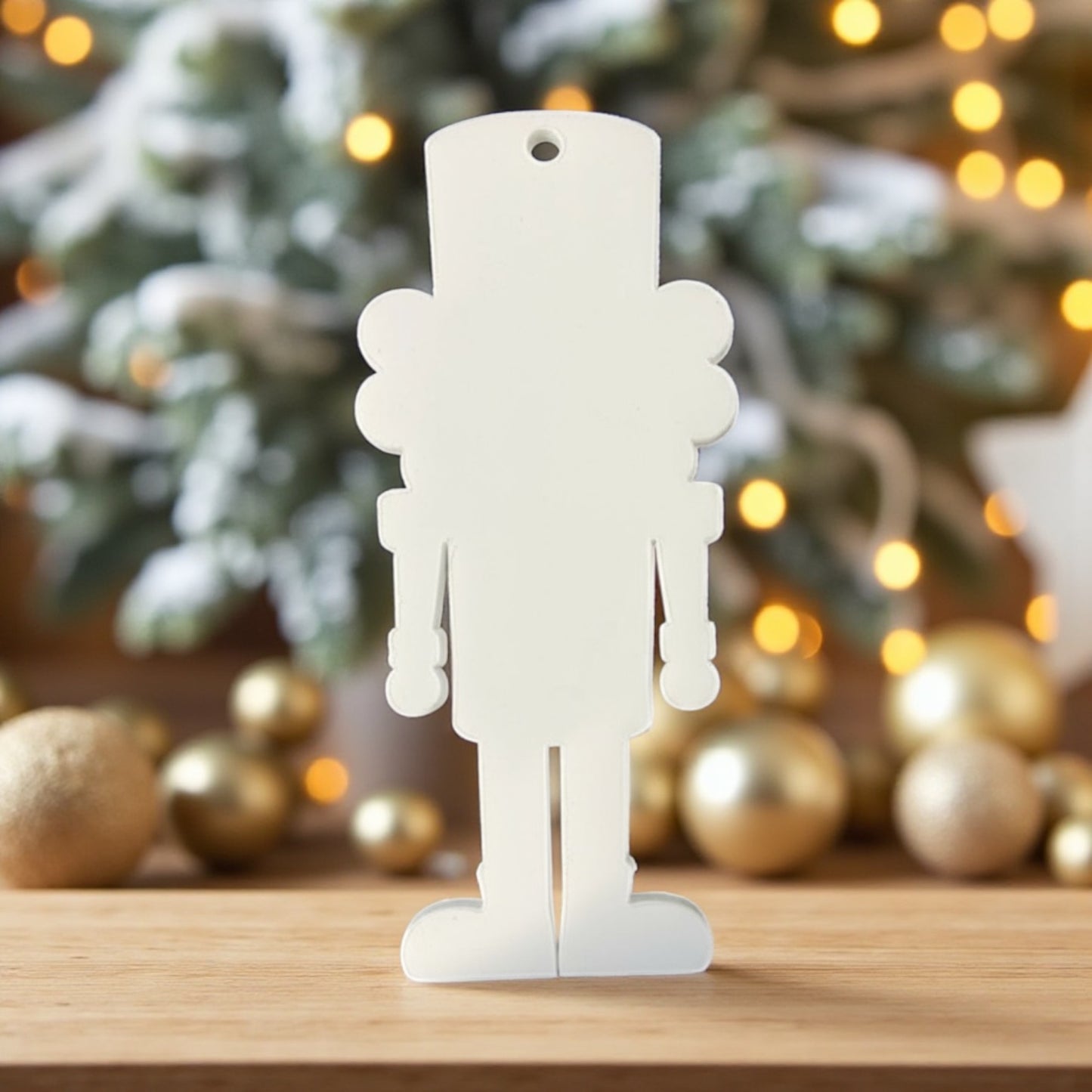 WHITE ACRYLIC NUTRACKER