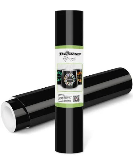 3 ROLLS OF TECKWRAP PERMANENT VINYL