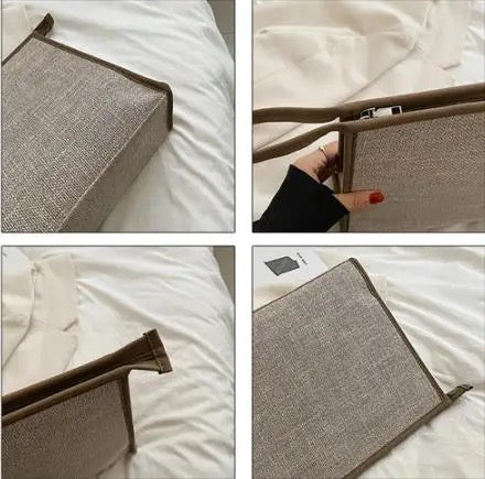 Canvas large clutch / pouch