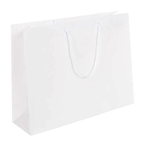 GLOSSY ROPE HANDLE BAG