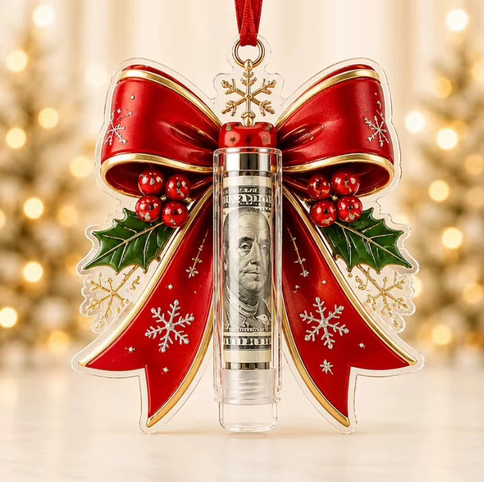 ⭐ pre order due start Nov ⭐ Acrylic Christmas money holder