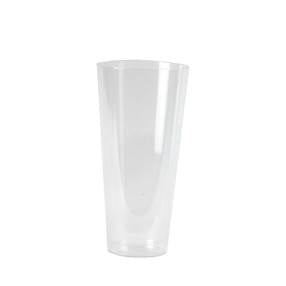 CLEAR ACRYLIC CONICAL VASE - 24cm