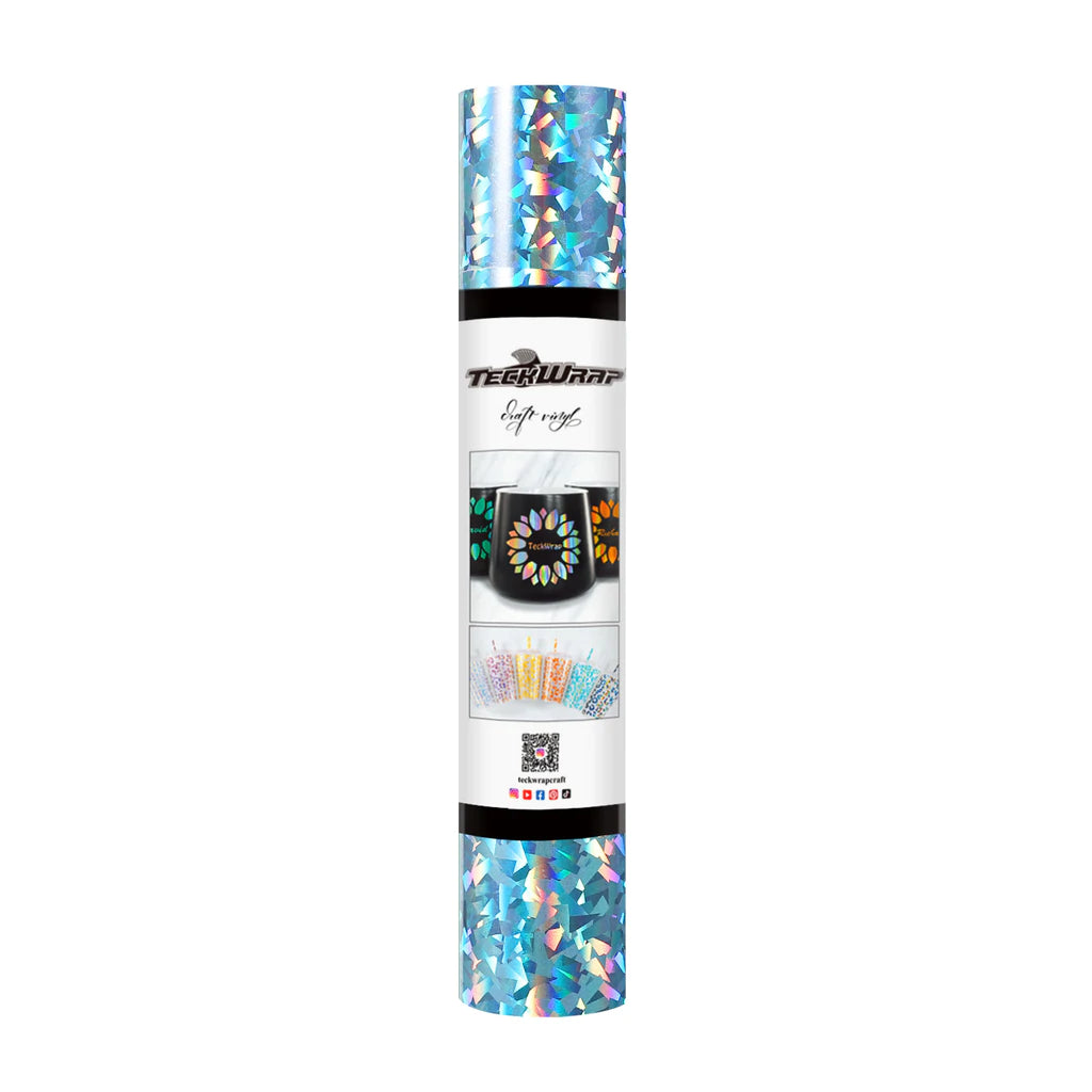 TECKWRAP PERMANENT HOLOGRAPHIC GLASS FLOWER