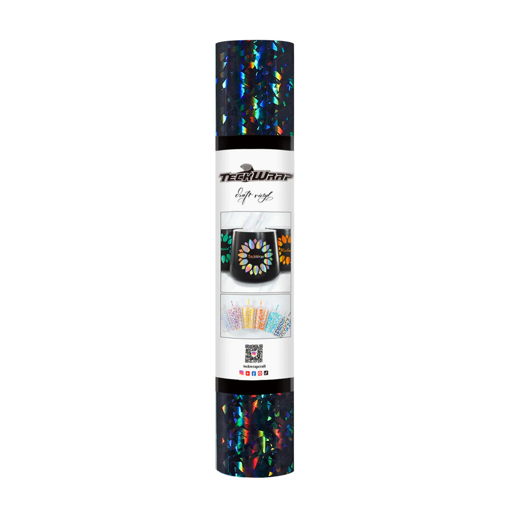 TECKWRAP PERMANENT HOLOGRAPHIC GLASS FLOWER