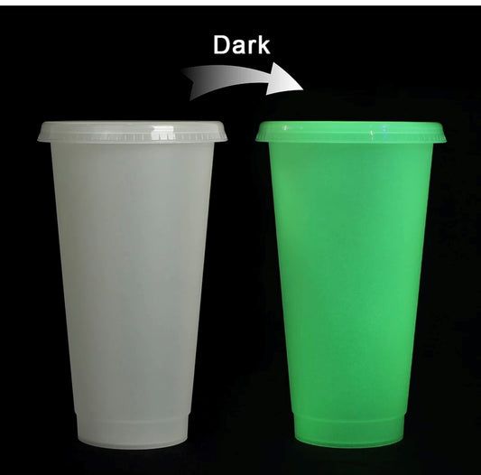 24oz GLOW IN THE DARK  CUP - HALLOWEEN