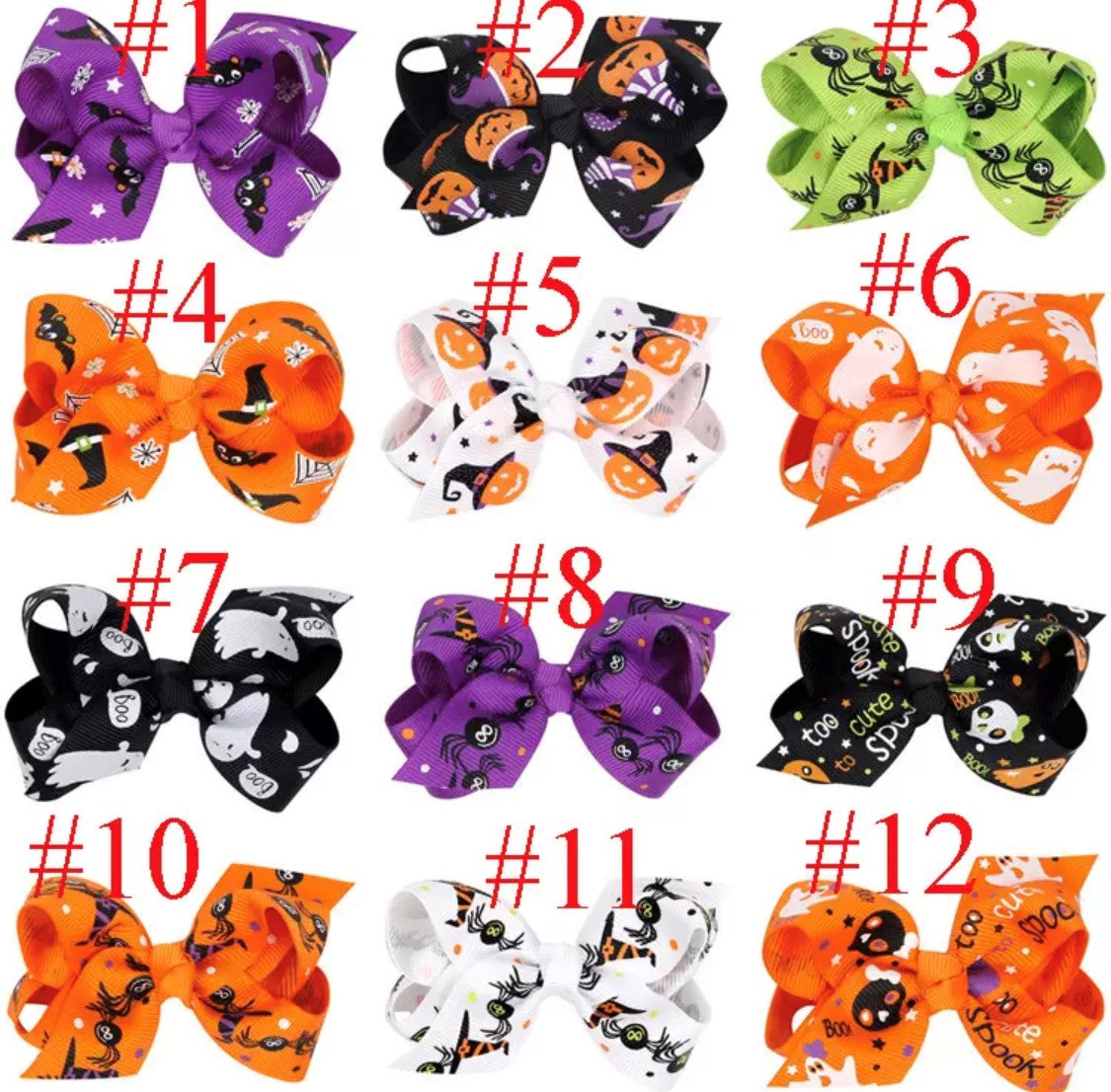 HALLOWEEN BOWS