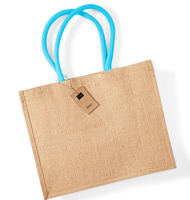 WESTFORD MILL JUTE CLASSIC SHOPPER BAG