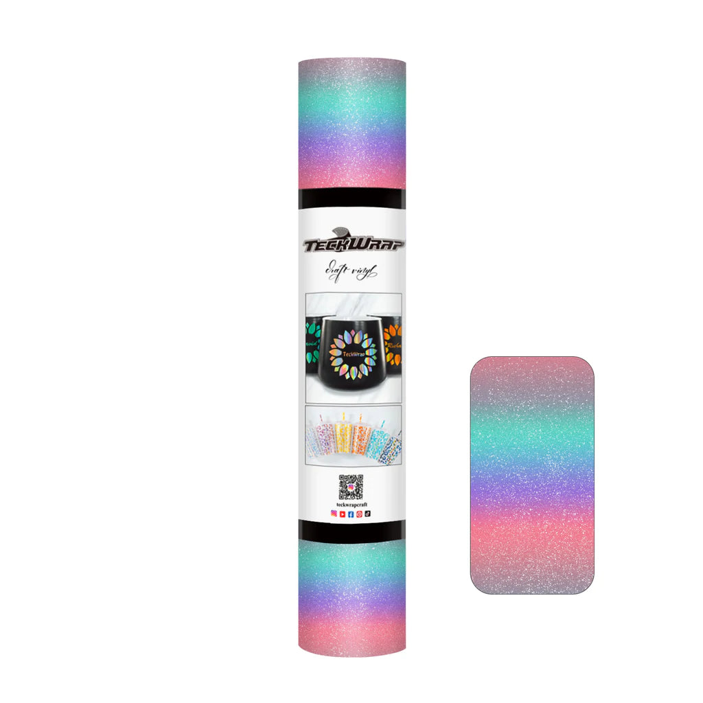 TECKWRAP PERMANENT RAINBOW STRIPES