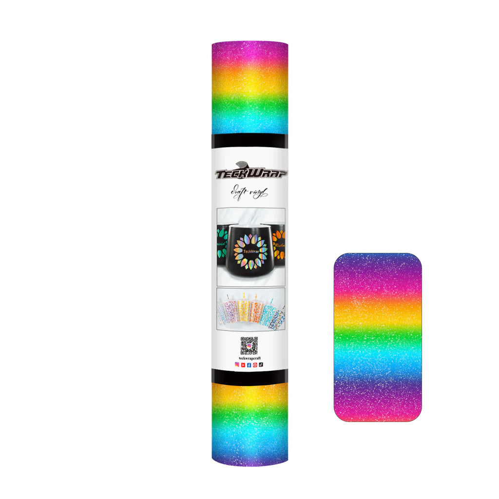 TECKWRAP PERMANENT RAINBOW STRIPES