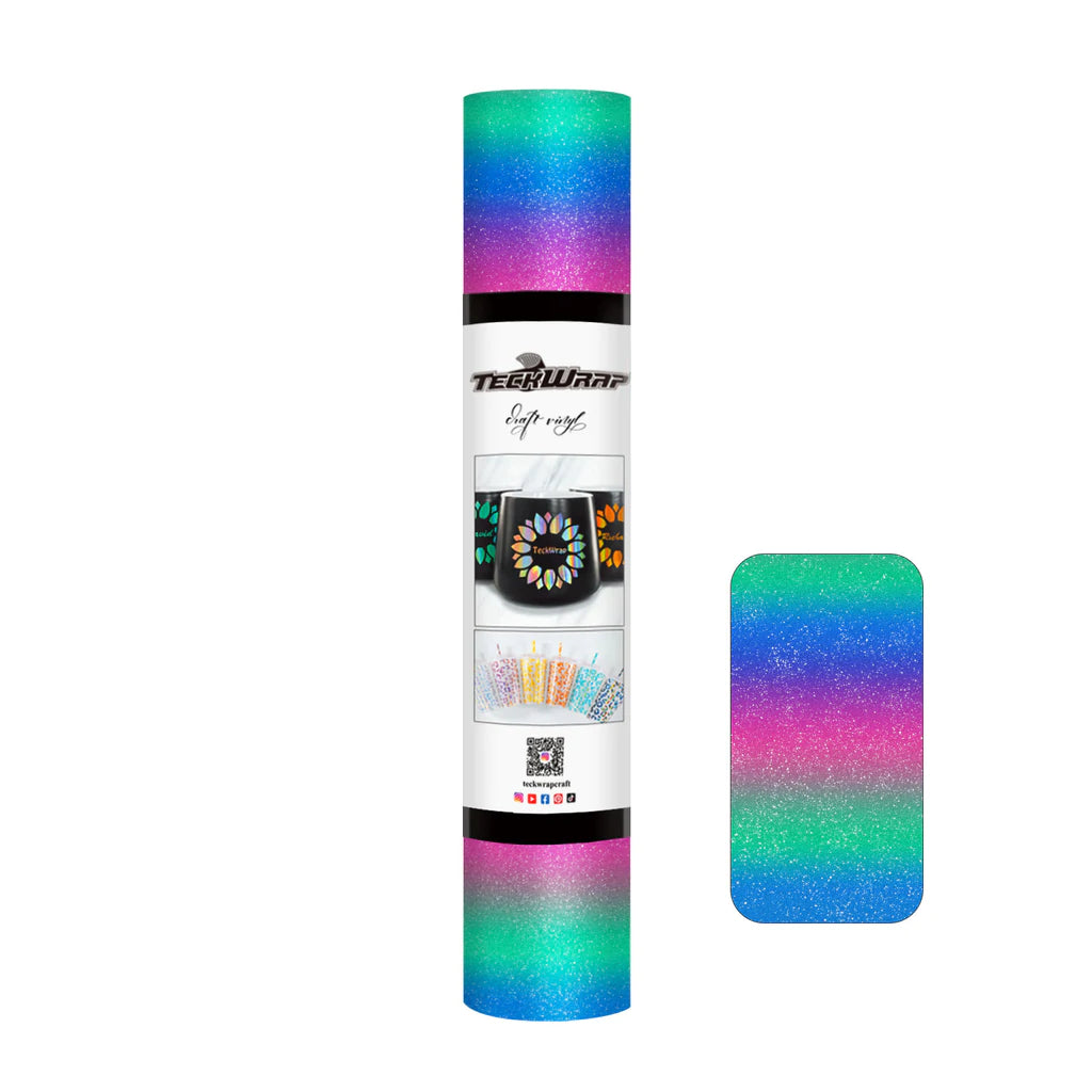 TECKWRAP PERMANENT RAINBOW STRIPES
