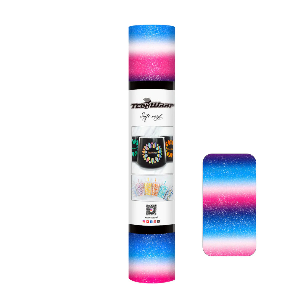 TECKWRAP PERMANENT RAINBOW STRIPES