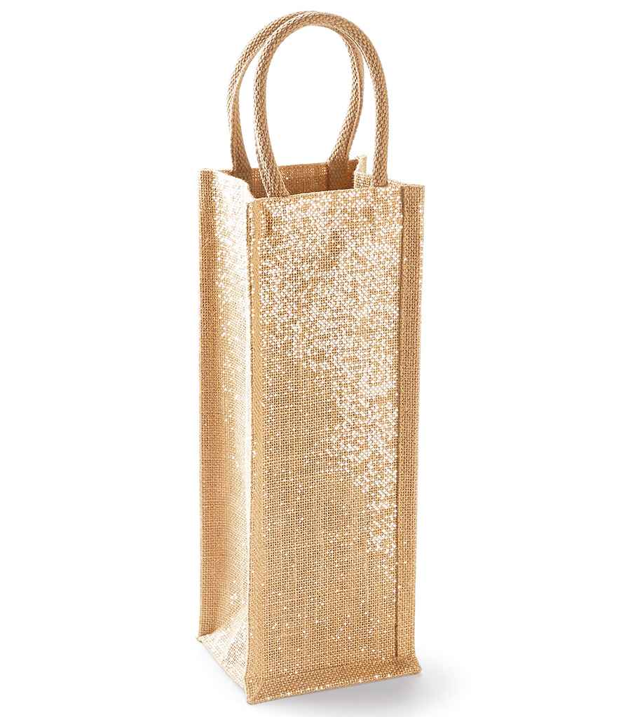 Westford Mill Shimmer Jute Bottle Bag W433