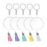 Teckwrap acrylic keyrings pack of 5