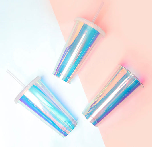 24oz Holographic / Opal  tumbler cup