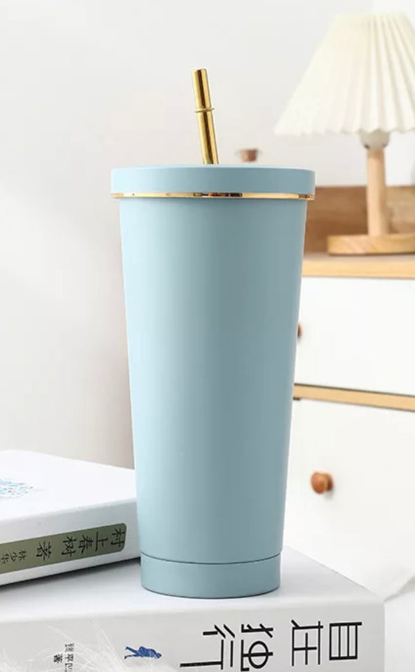 GOLD RIM 750ml tumbler