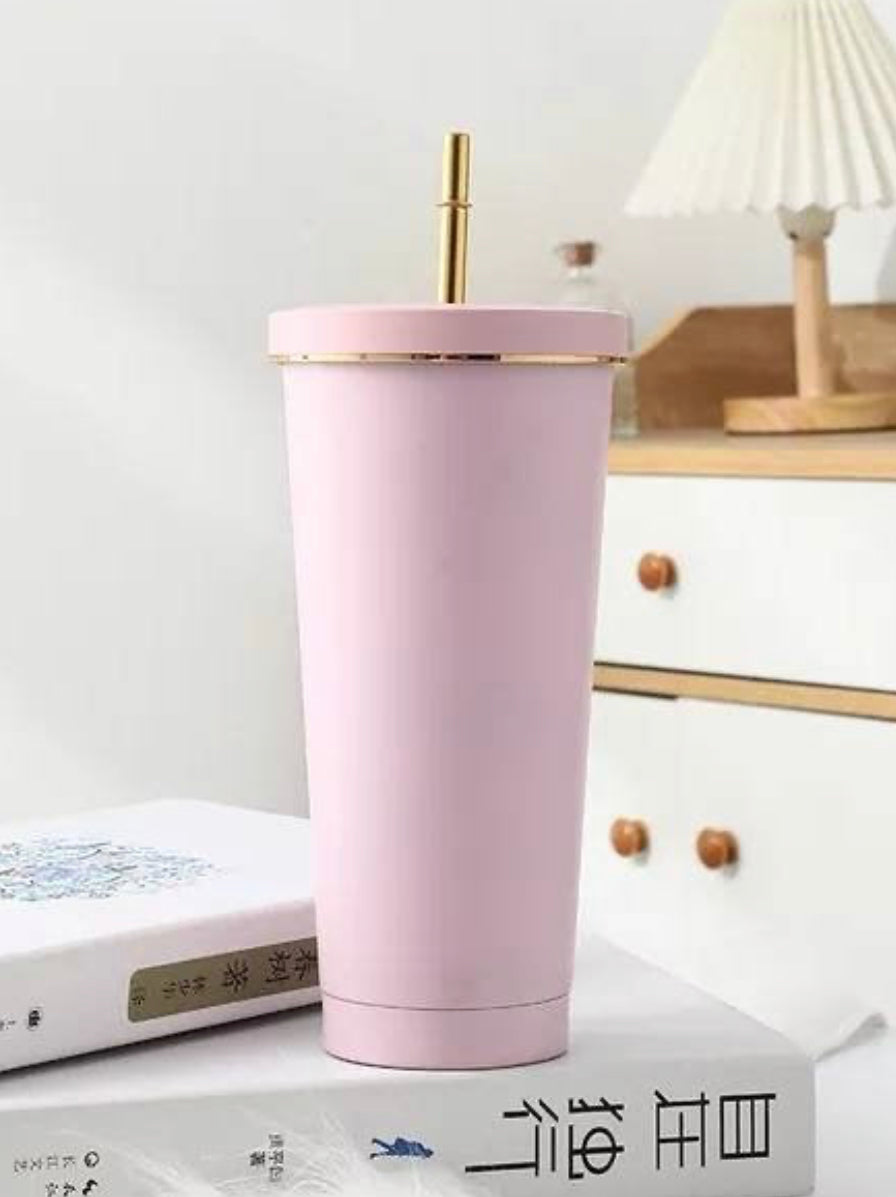 GOLD RIM 750ml tumbler