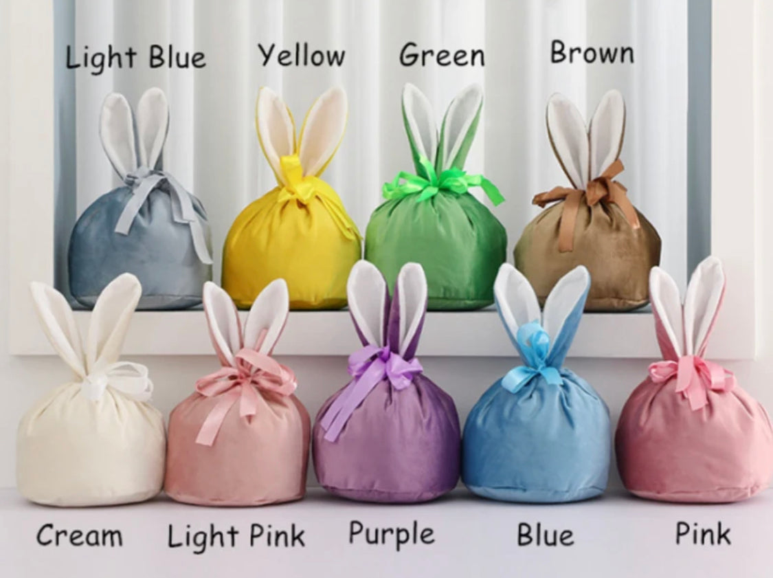 Easter Extra large Deluxe Velvet bags 18cm